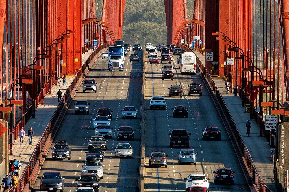 Golden Gate Bridge Traffic